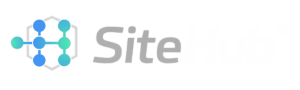 SiteHub™ logo light wordmark